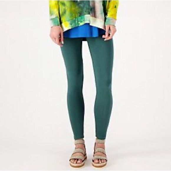 LOGO Layers by Lori Goldstein Knit Pull-On Ankle Leggings - Picture 1 of 7